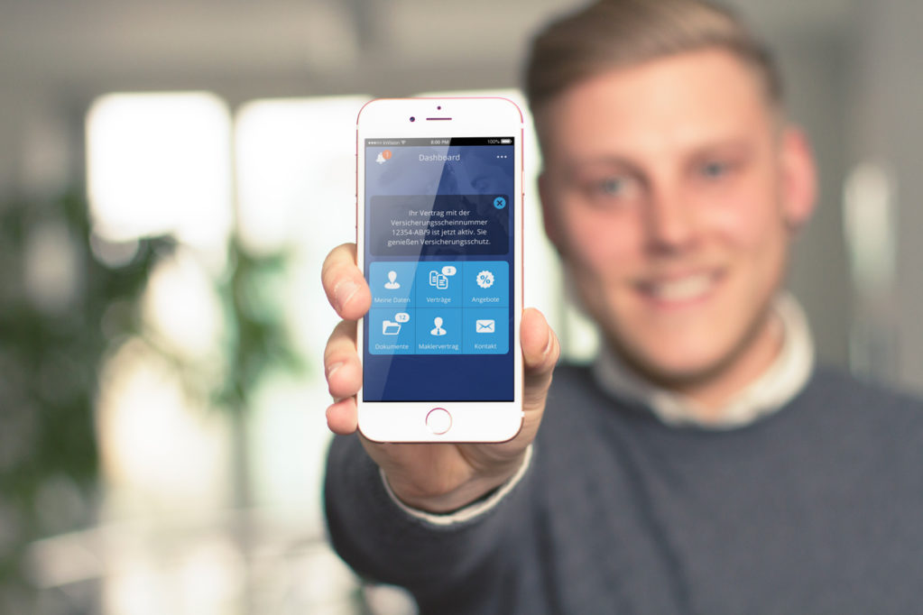 simplr App Startbildschirm